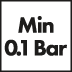 Minimum 0.1 Bar Operating Pressure